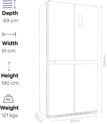 DMD 9060 GD Dimensions