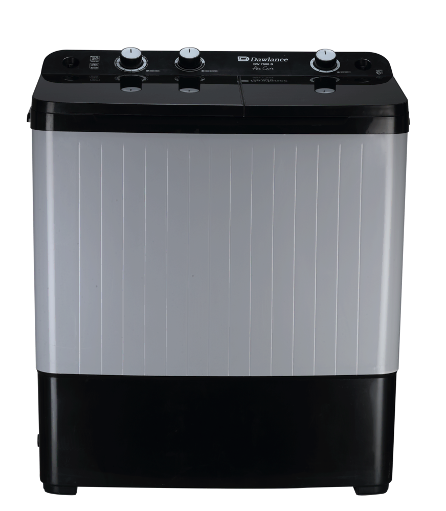 DW-7500 TWIN TUB GLASS LID BLACK/GREY 