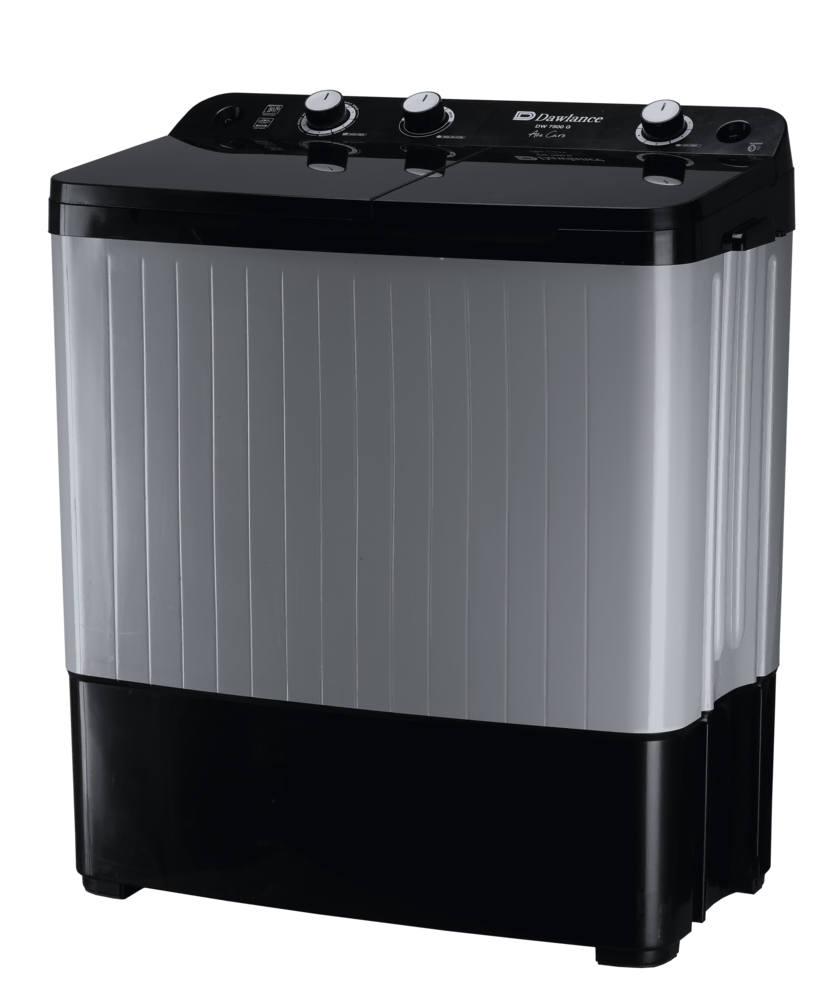 DW-7500 TWIN TUB GLASS LID BLACK/GREY 