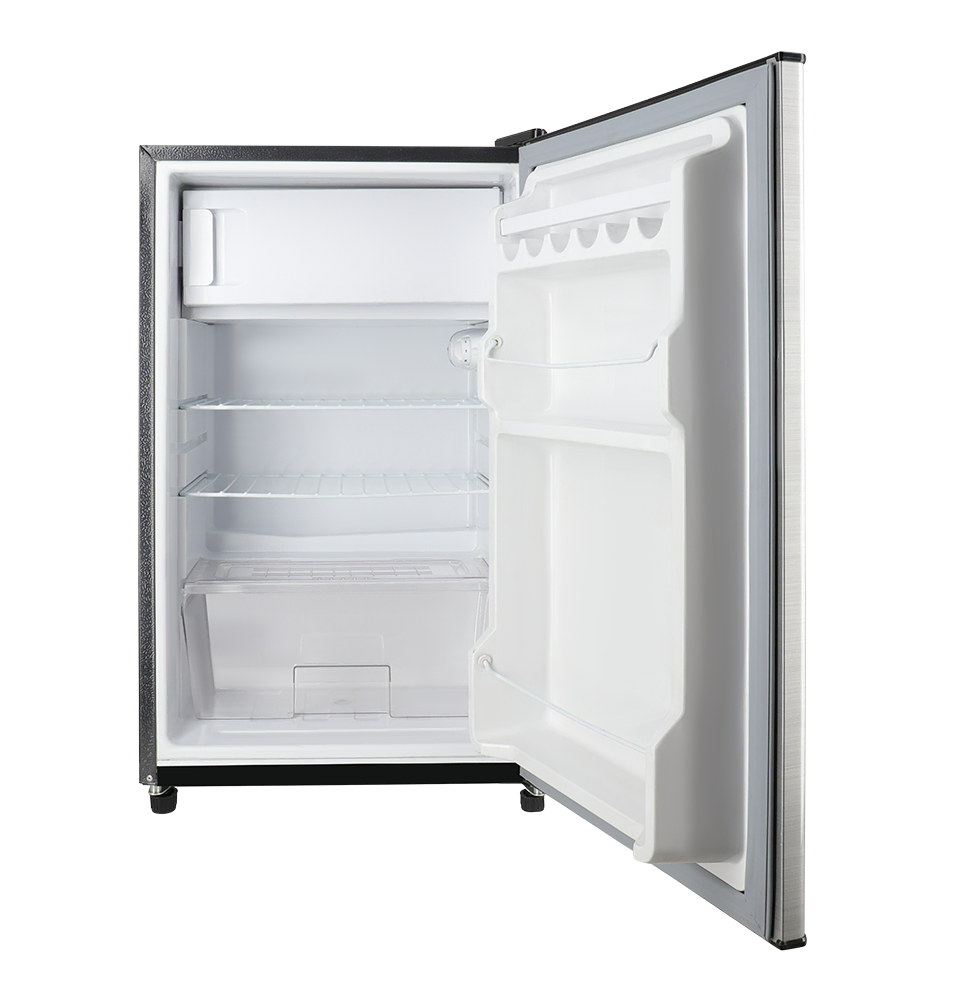 REF 9101 SD R (BLACK & SILVER) Bedroom Refrigerators