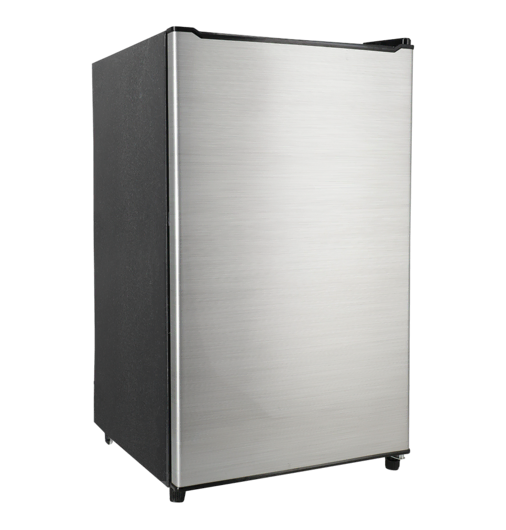 REF 9106 R (BLACK & SILVER) Single Door Refrigerator