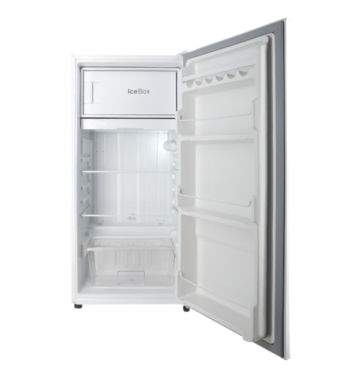 REF 9106 R (BLACK & SILVER) Single Door Refrigerator