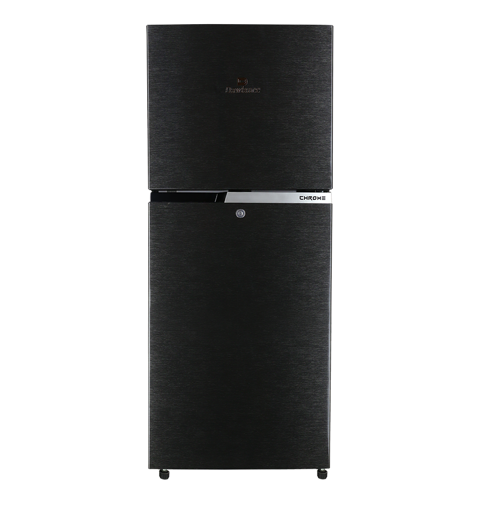 REF 9193LF CHROME HAIRLINE BLACK Large Refrigerators