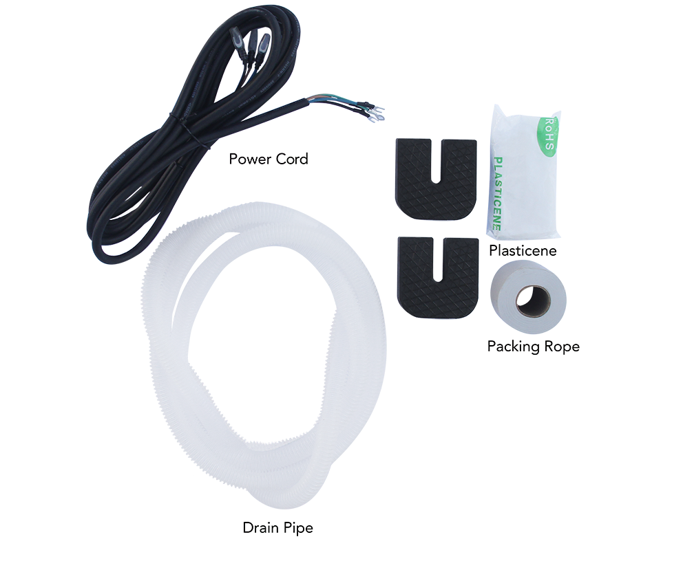 Magna T3 1.5 Ton Milky White Plain 