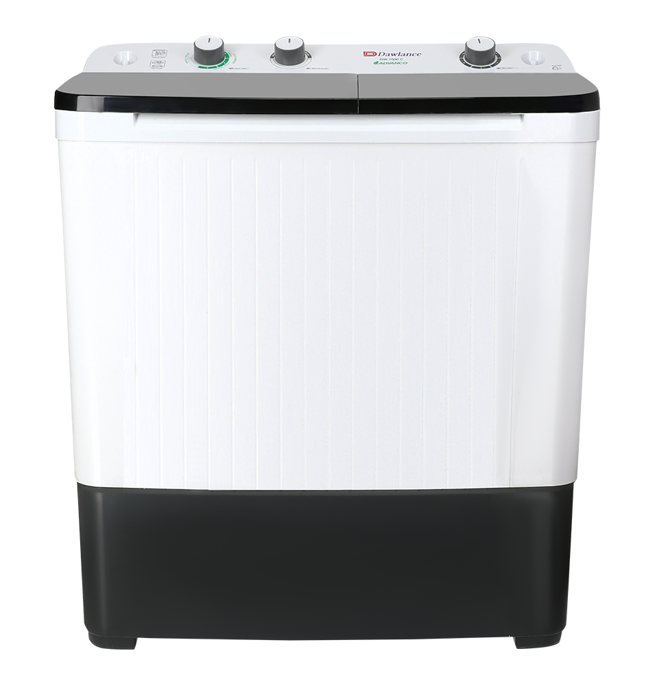 DW 7500 TWIN TUB CLEAR LID (WHITE) 
